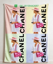 Chanel Throw Blankets